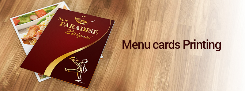 Menu Card Chennai